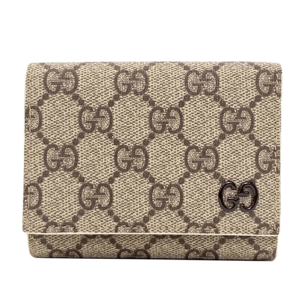 Gucci 769225 GG Supreme Tri-fold Wallet PVC Women's GUCCI